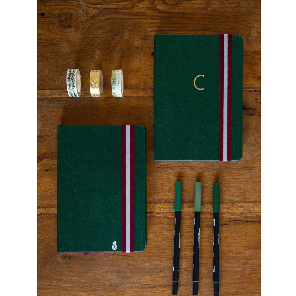 A5 Lined Faux Leather Notebook (Customisable)
